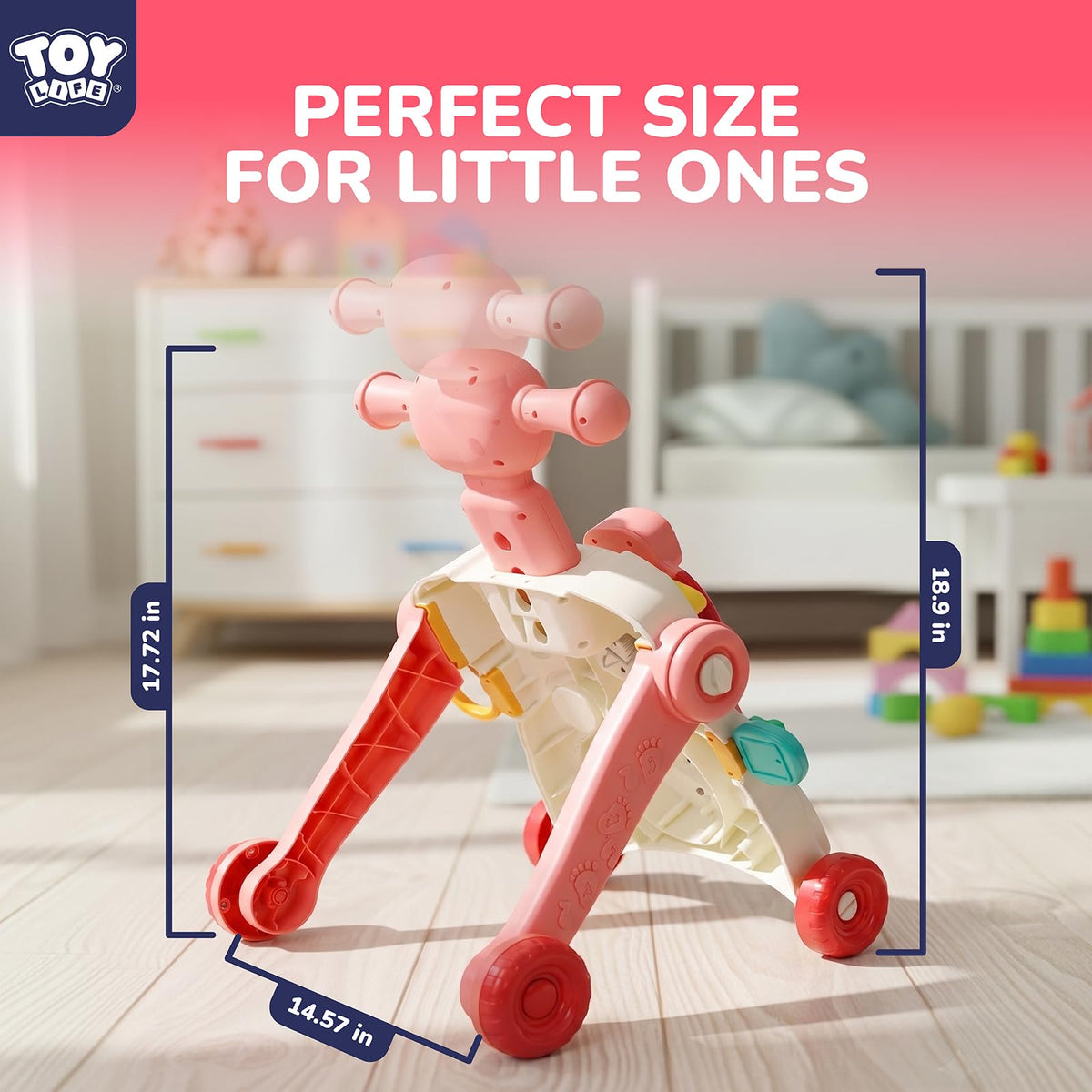 3-in-1 Baby Push Walker Sit to Stand Activity Table E66699