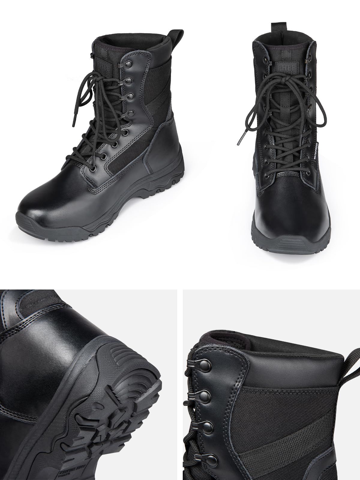 Lightweight Suede Leather Waterproof Tactical Work Boots D624