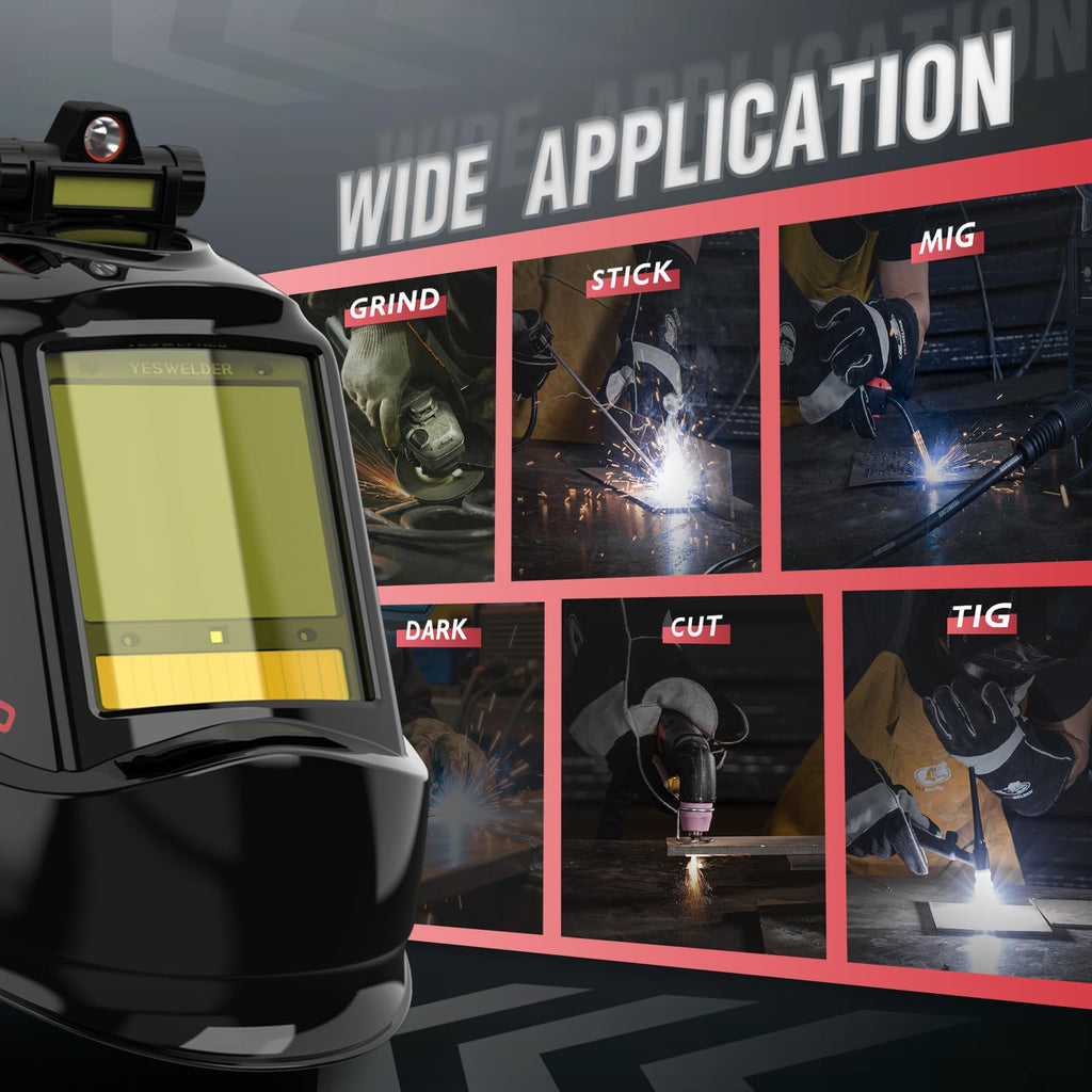 Auto-Shade Welding Helmet with Digital Filter X343