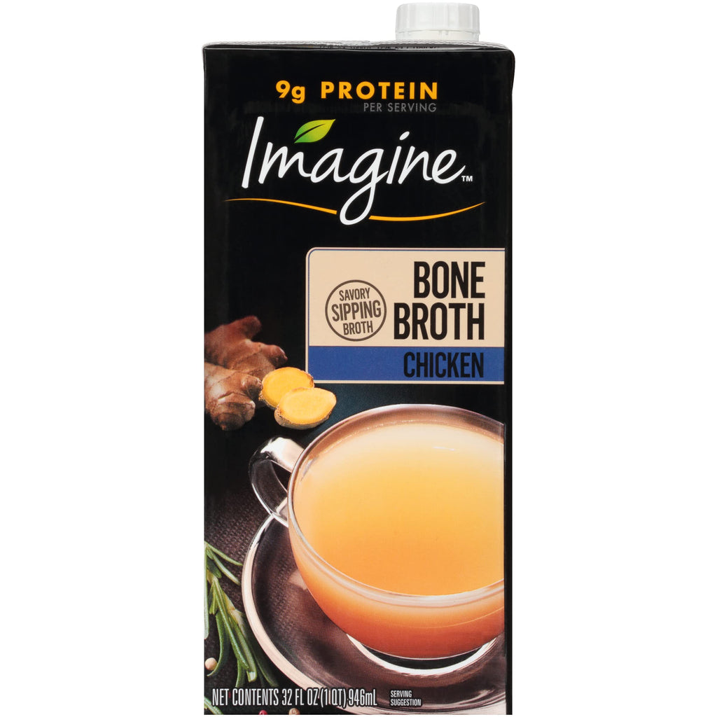 Organic Chicken Bone Broth 32 Oz (Pack of 12) P6876