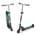 Foldable Light Up Wheels Adjustable Handlebar Aluminum Kids Kick Scooter R586685