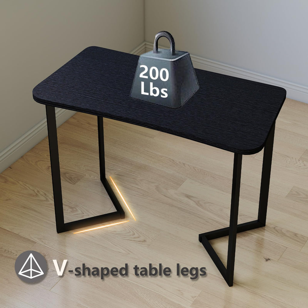40 Inch Black Computer Desk B6517