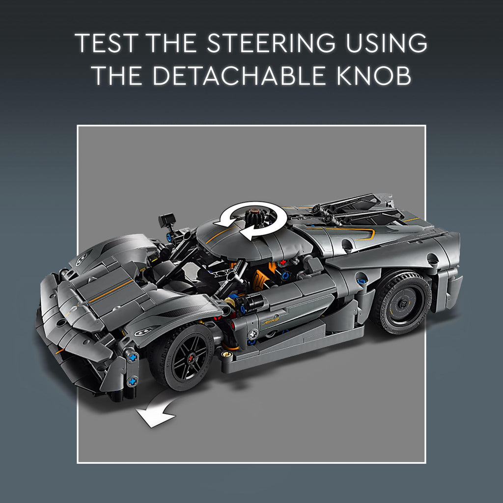 Grey Hypercar Building Set N921