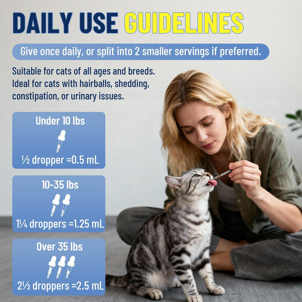 Cat Allergy & Hairball Relief Drops 60ml D4417