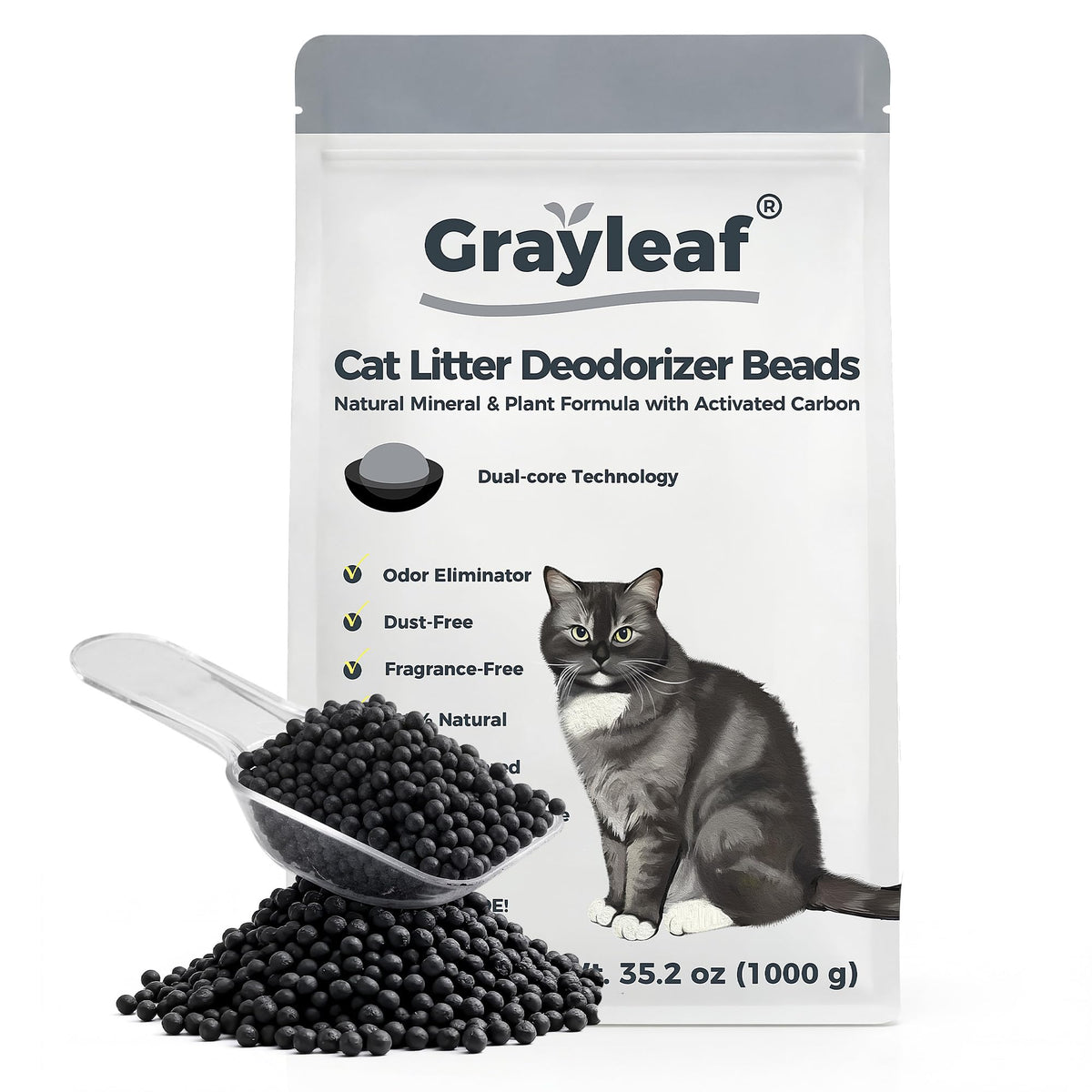 Unscented Cat Litter Deodorizer 35.2oz W18638