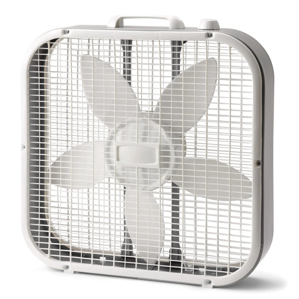 20 Inch 3 Speed Box Fan White S598