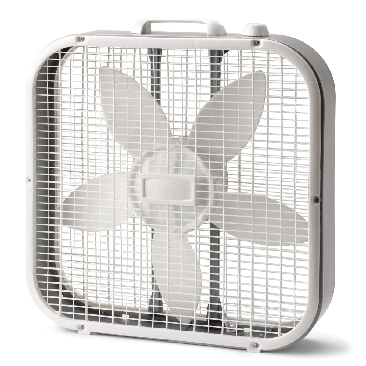 20 Inch 3 Speed Box Fan White S598