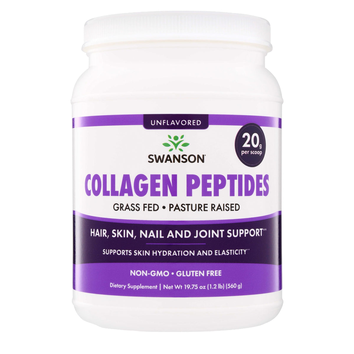 Collagen Peptides Unflavored 19.75 oz Powder G81141