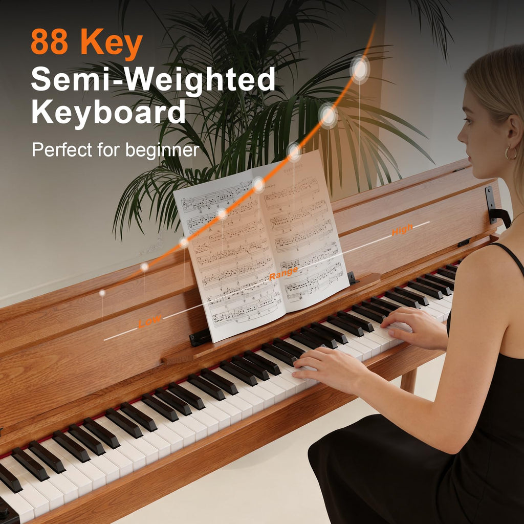 88 Key Full-Weighted Digital Piano T128