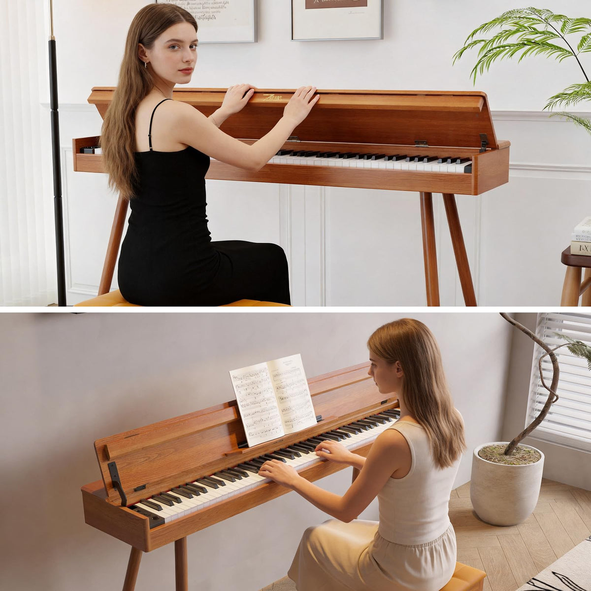 88 Key Full-Weighted Digital Piano T128