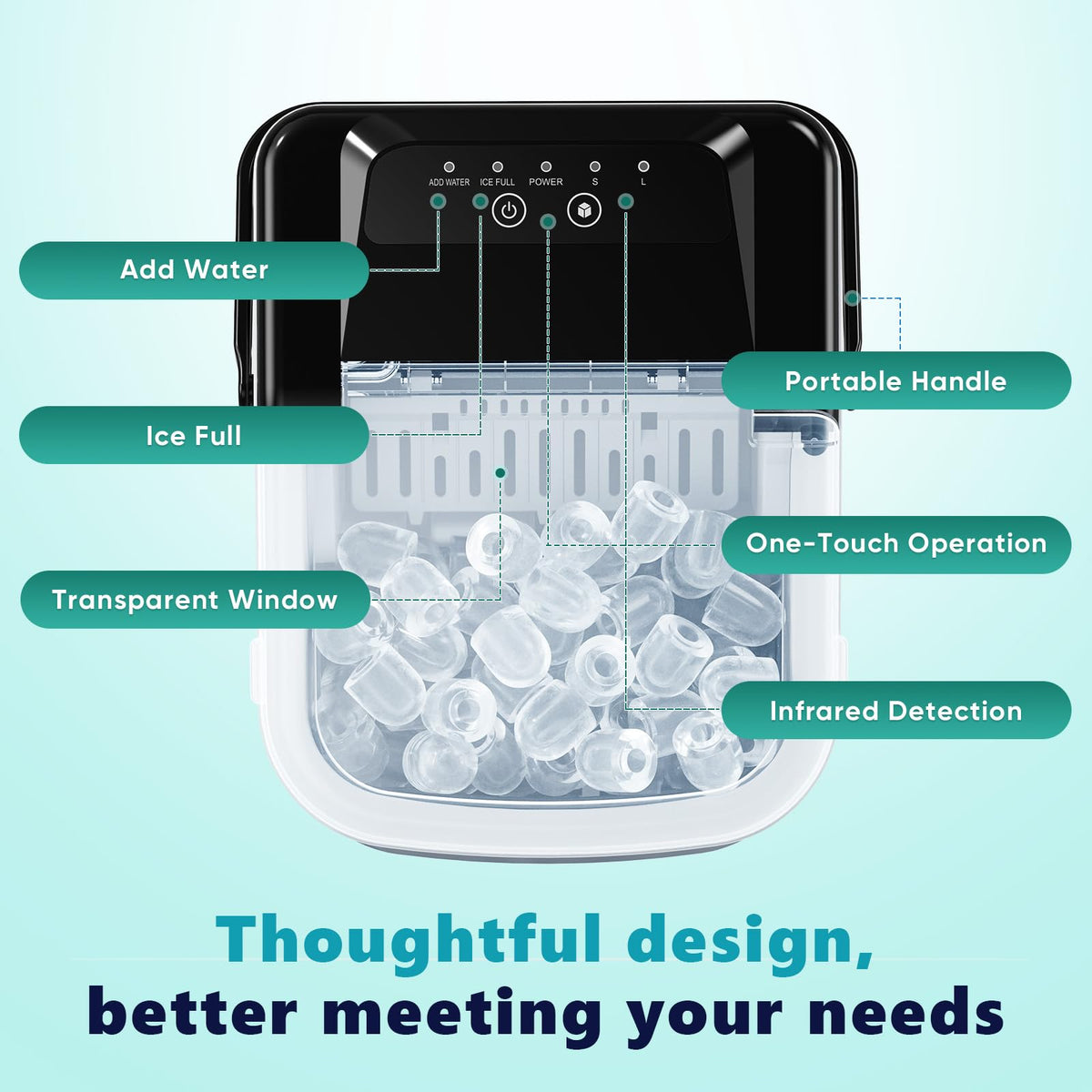 Countertop Ice Maker with Self-Cleaning Z7657