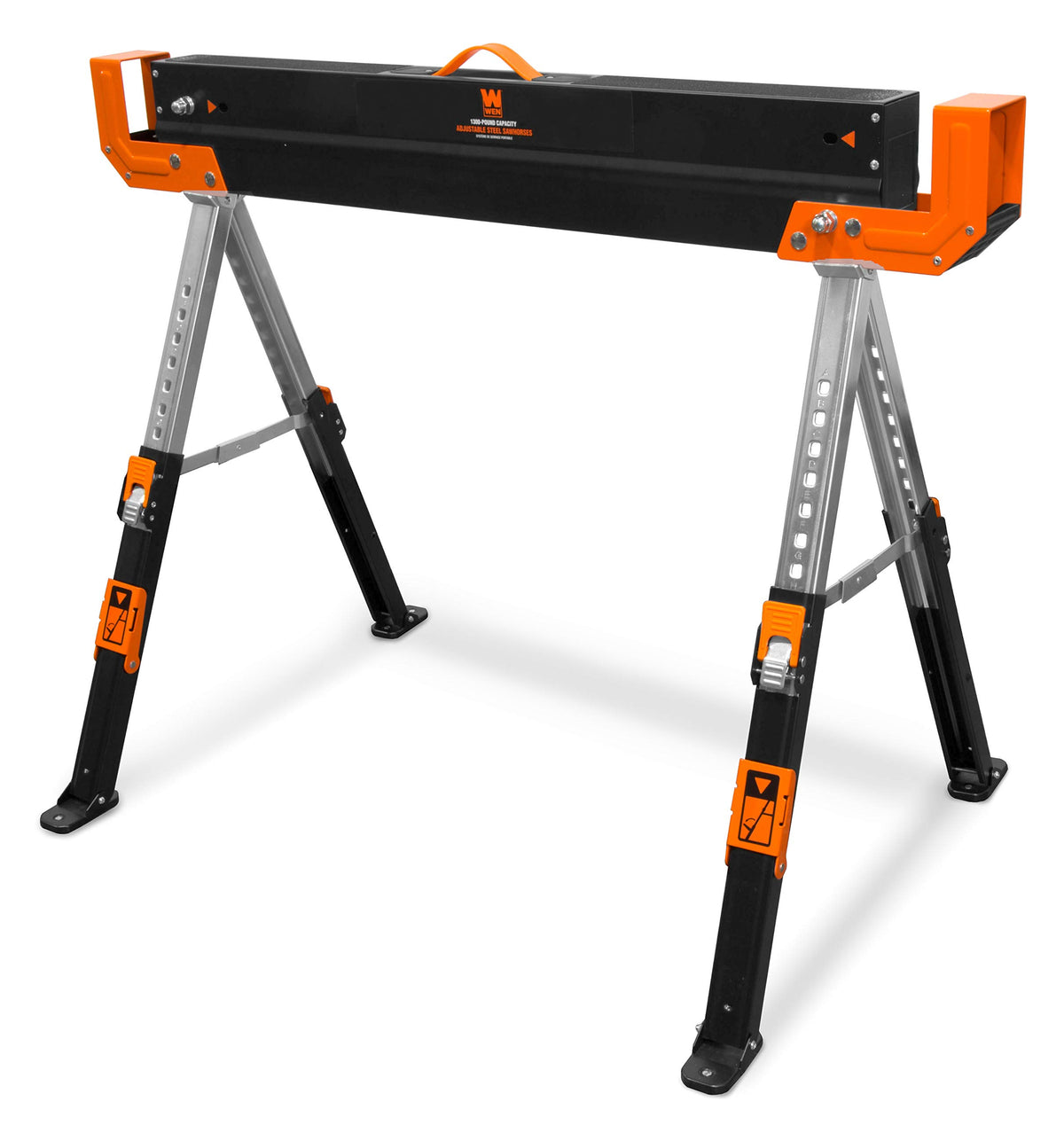 Steel Saw Horse Set and 6" Quick Release Track Saw Clamps X3623