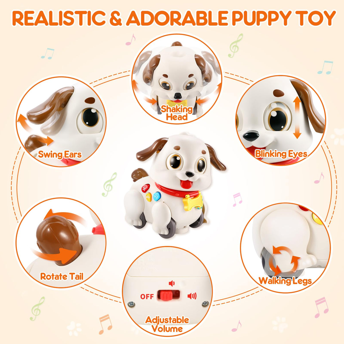 Musical Crawling Baby Toys T13093
