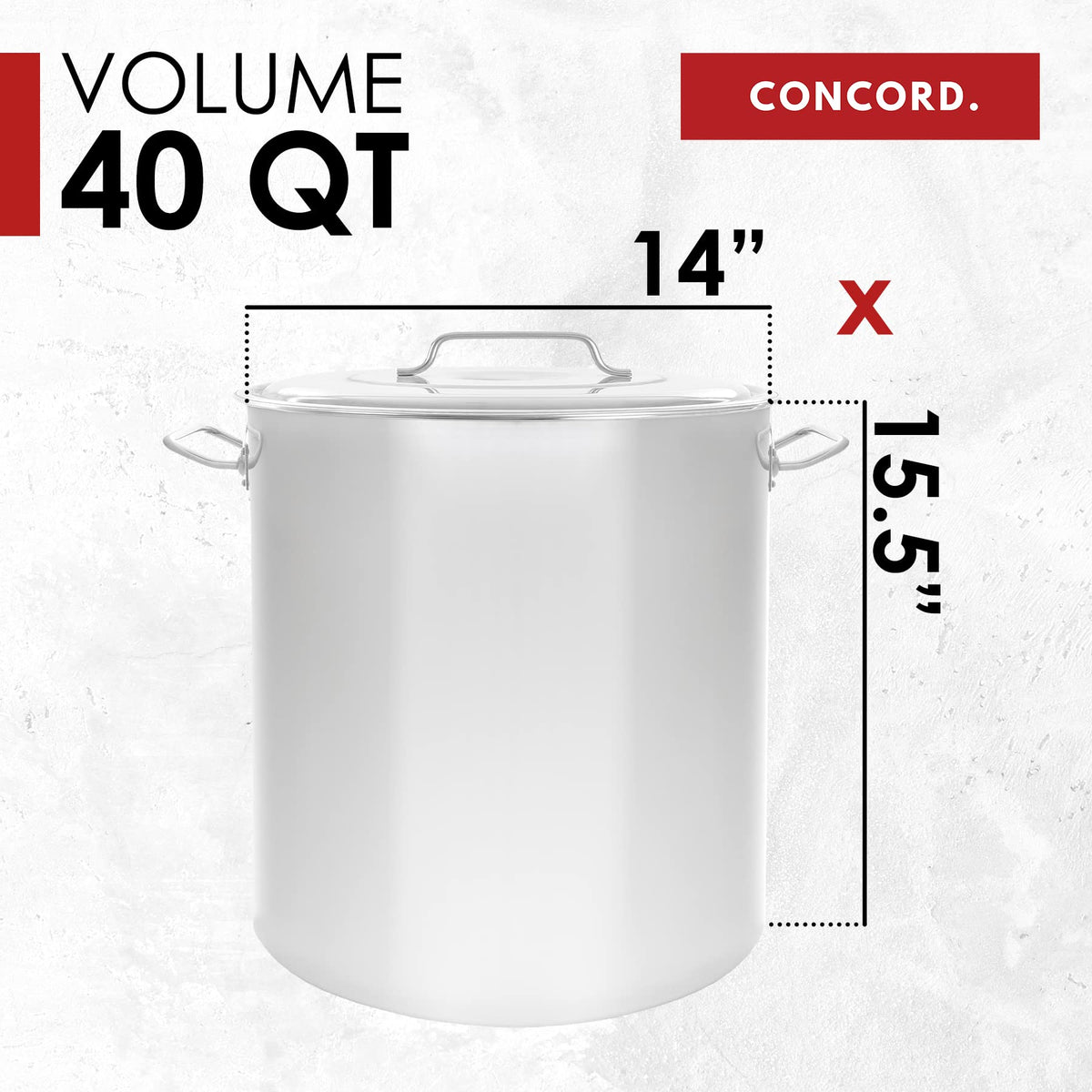40 QT Stainless Steel Stock Pot + 12" Propane Outdoor Burner T97548