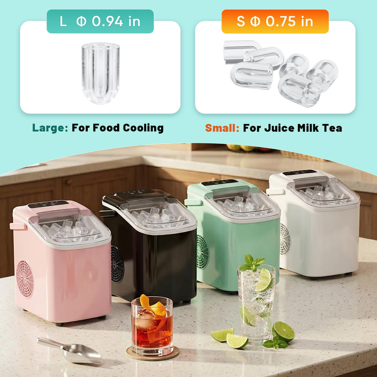 Countertop Ice Maker with Self-Cleaning Z7657