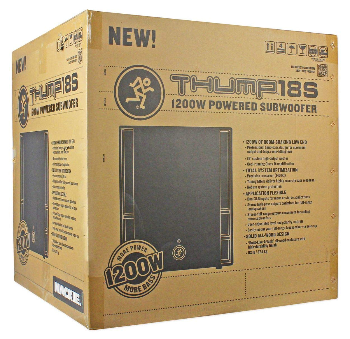 18-Inch 1200-Watt Subwoofer B87808