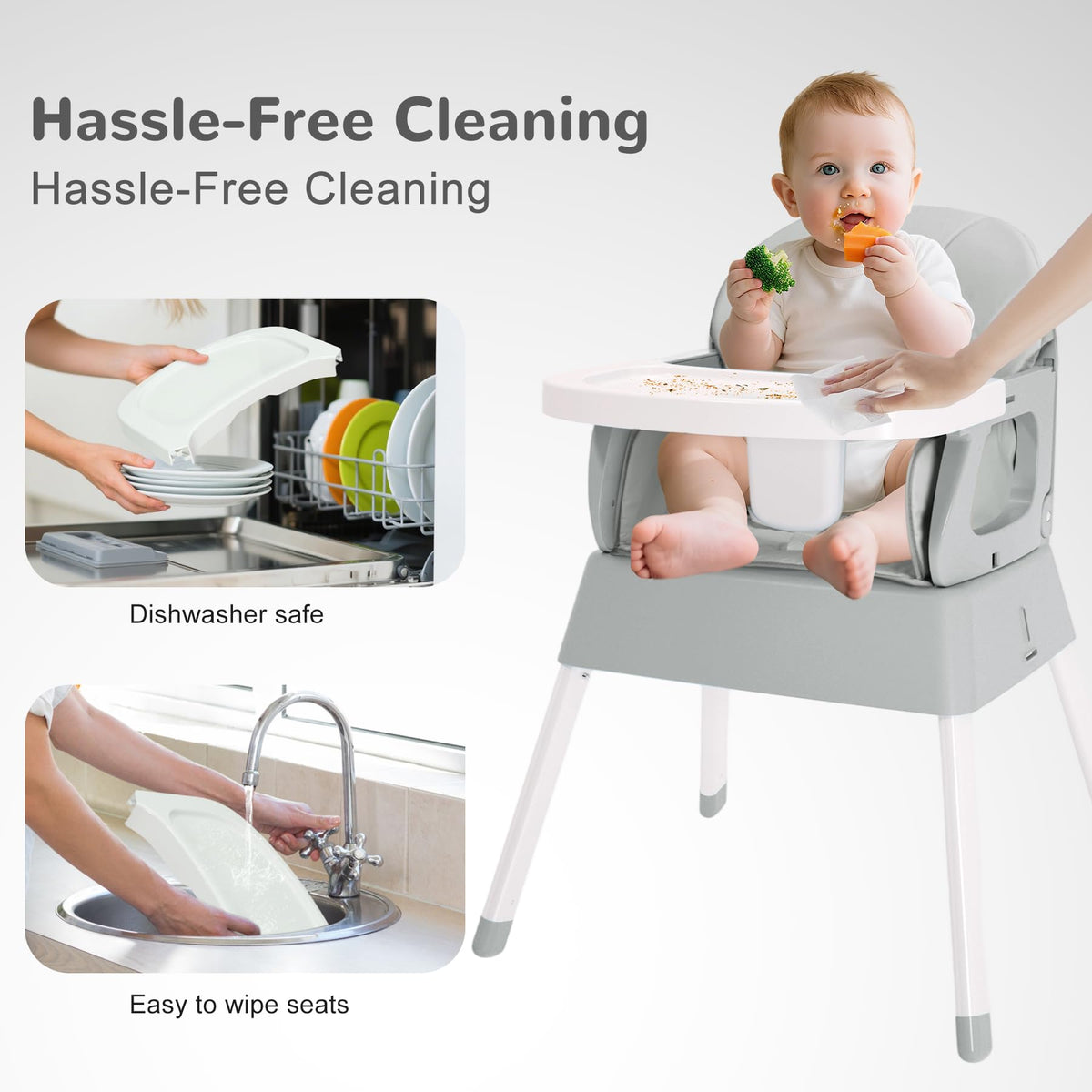 4 in 1 Portable Convertible High Chair A678977