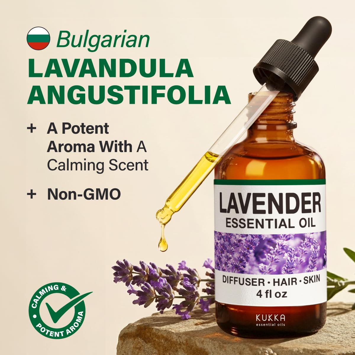 Lavender Essential Oils 4 Fl Oz Pack of 2 C9862