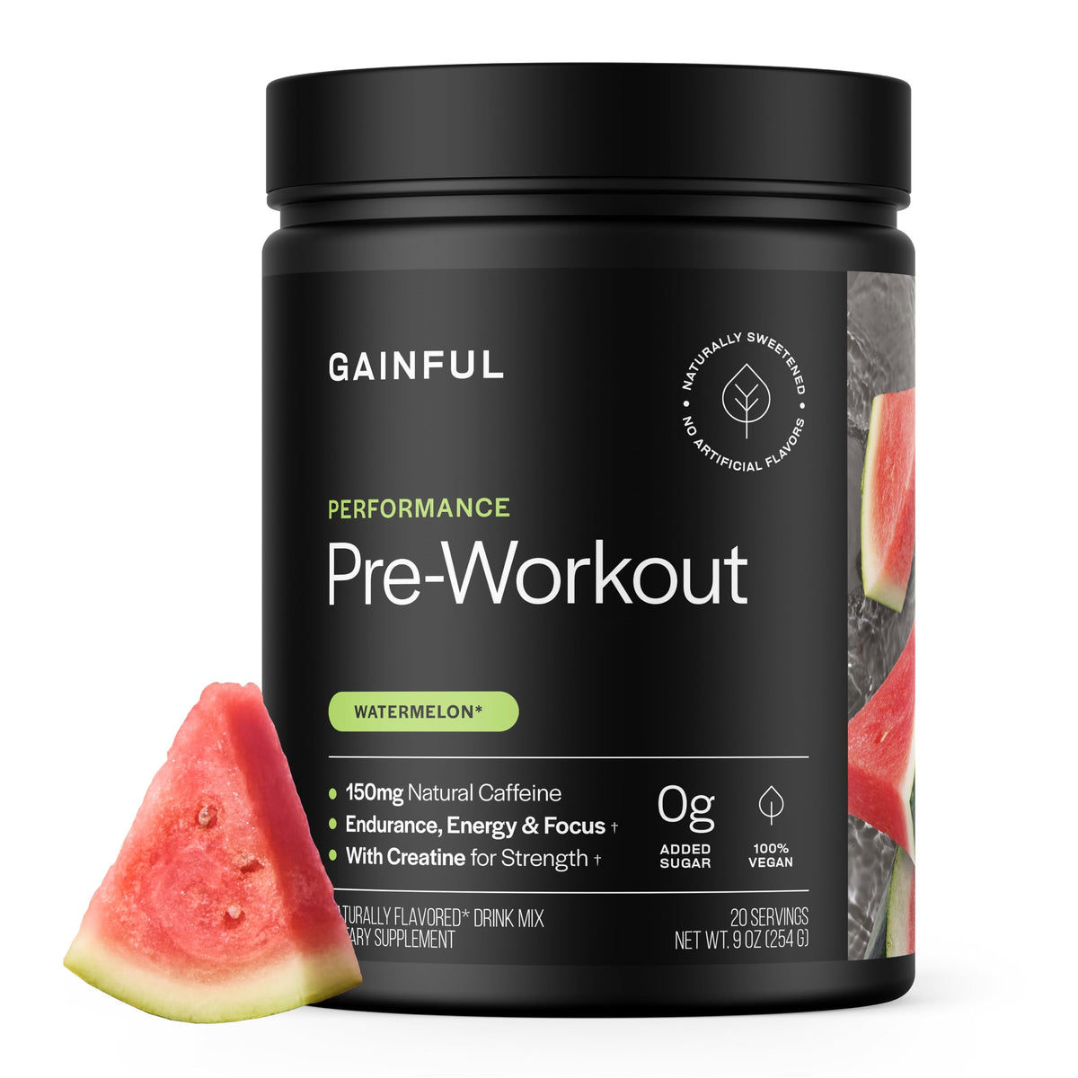 Pre-Workout Powder 3g Creatine Watermelon 20 Servings S15547