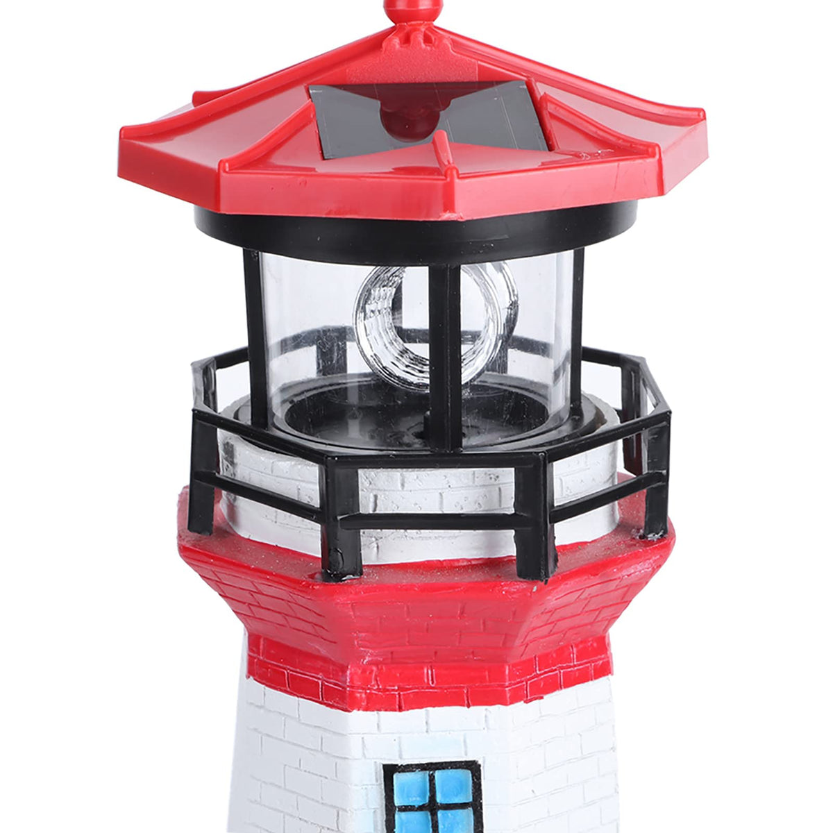 Solar Powered Rotating LED Lighthouse Z234