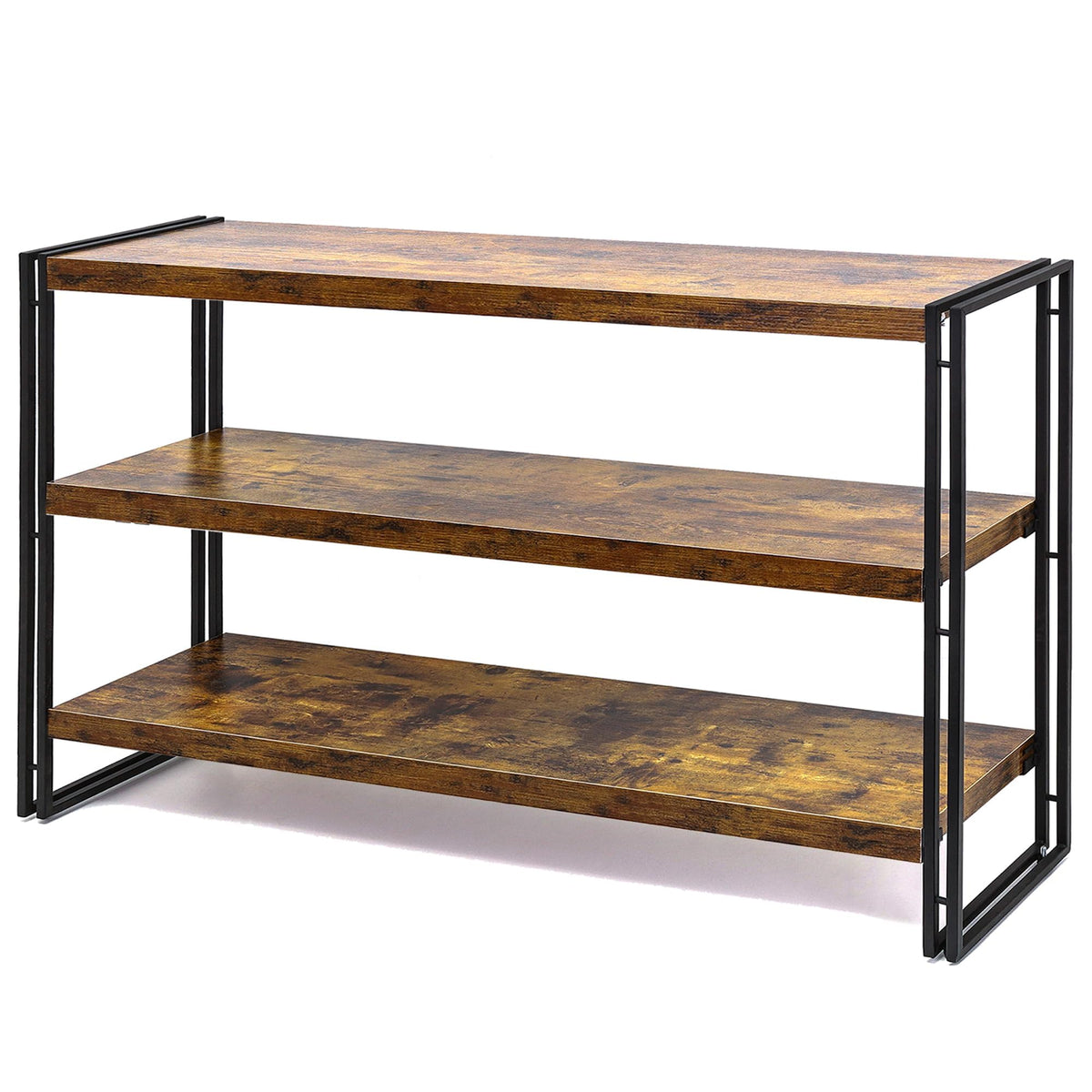 3-Tier Wood and Metal Bookshelf I293