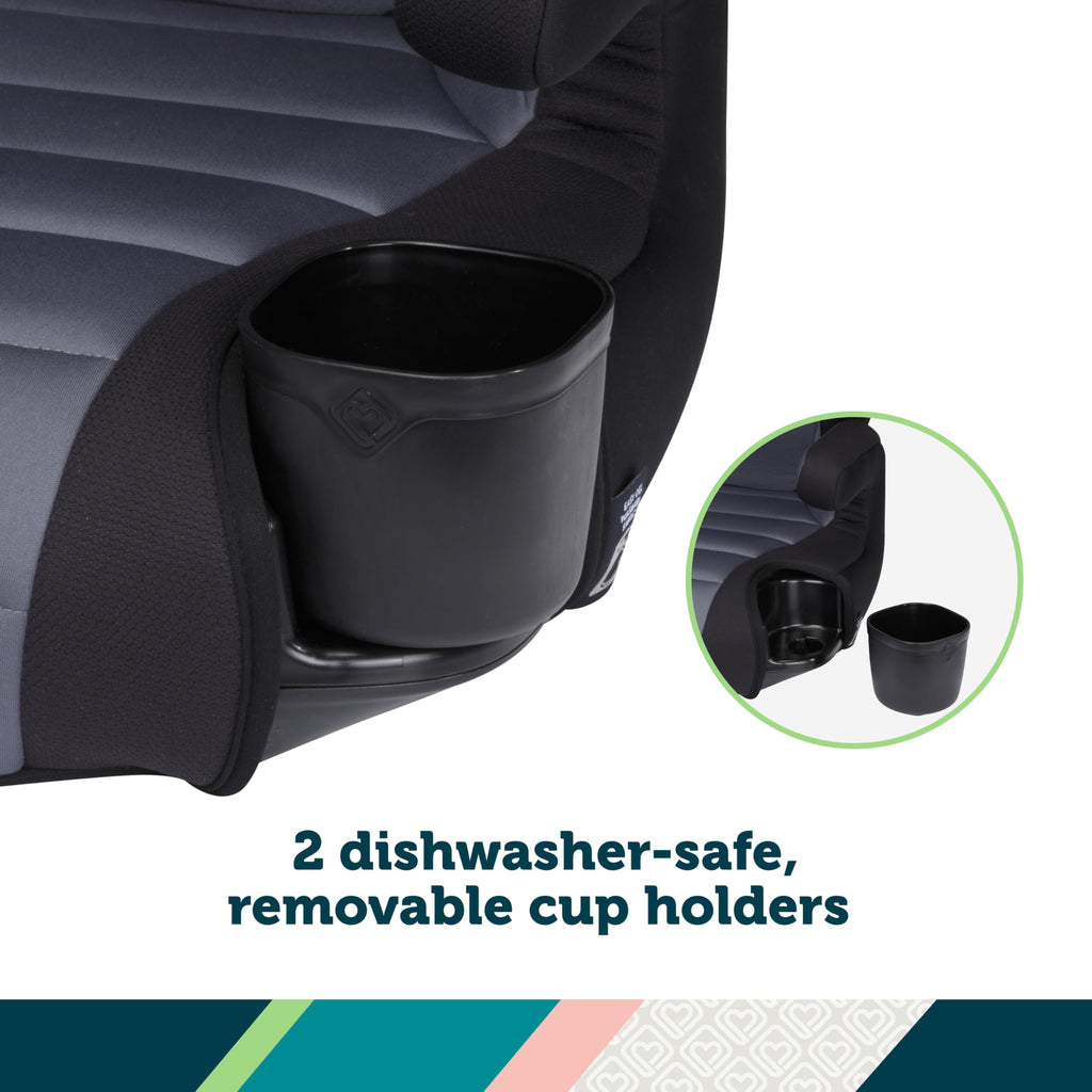 2-in-1 Booster Car Seat, High-Back to Backless, 40-100 lbs I908