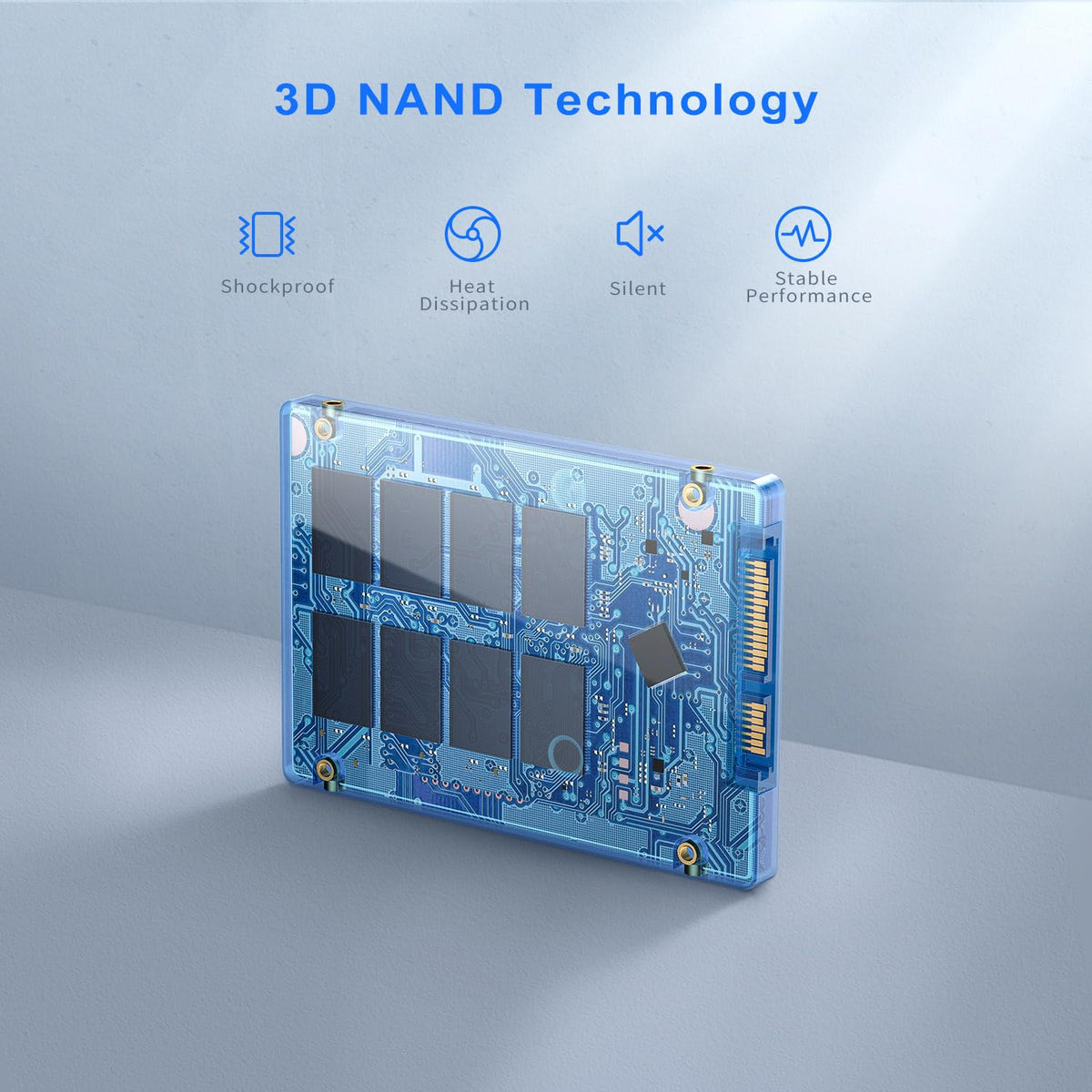 1TB SATA III 2.5" Internal Solid State Drive 3D NAND TLC SSD R504