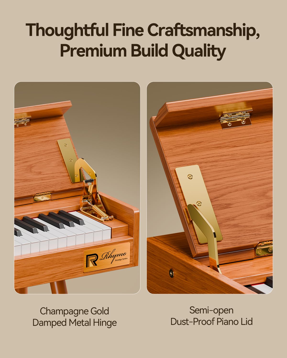 88-Key Weighted Hammer Action Digital Piano D8482