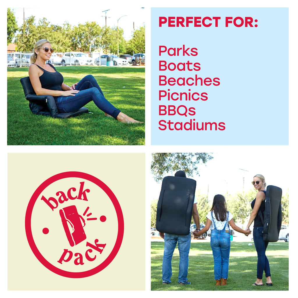 Portable Heated Stadium Seat for Bleachers D9457