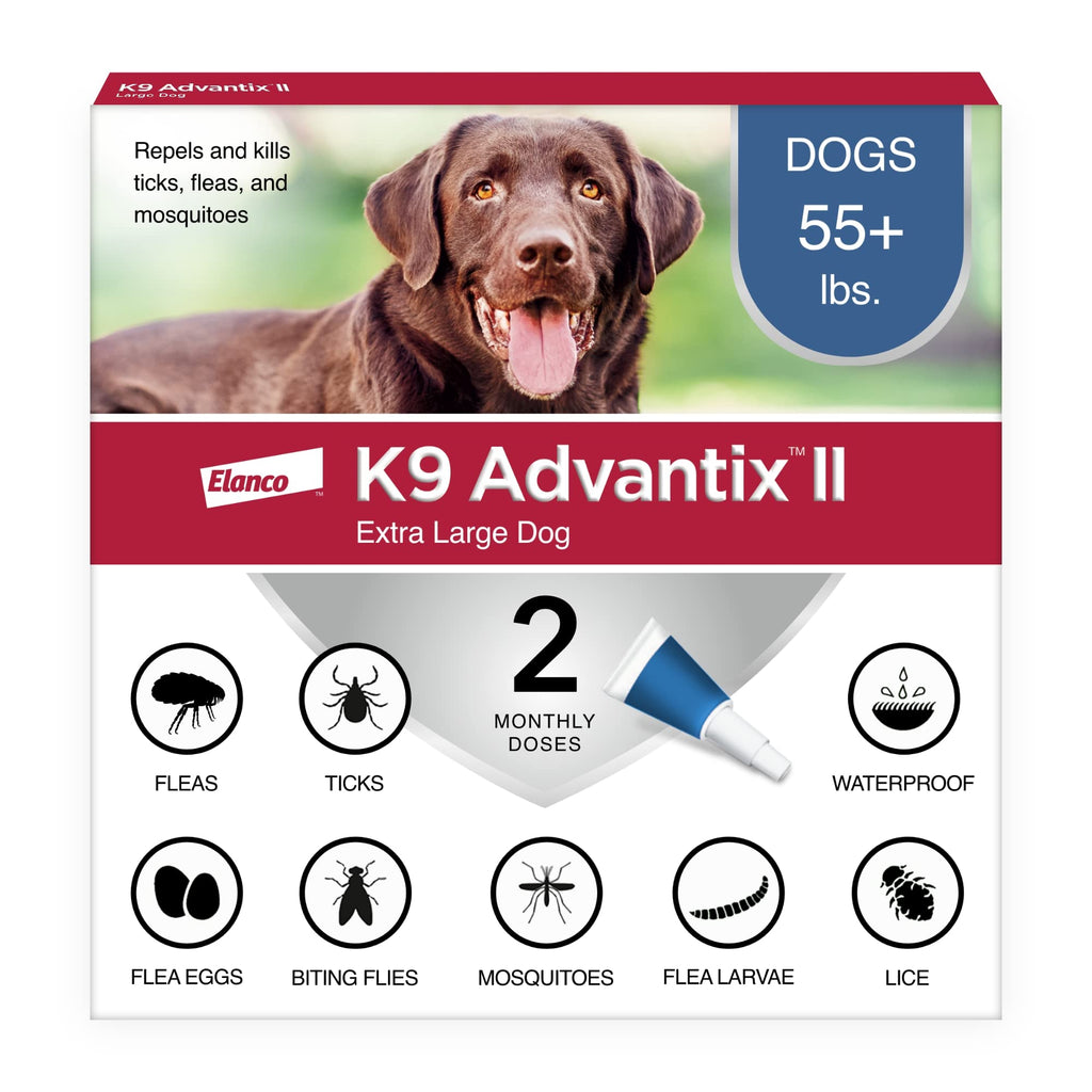 Flea, Tick & Mosquito Treatment & Prevention for Dogs Over 55 lbs G8607