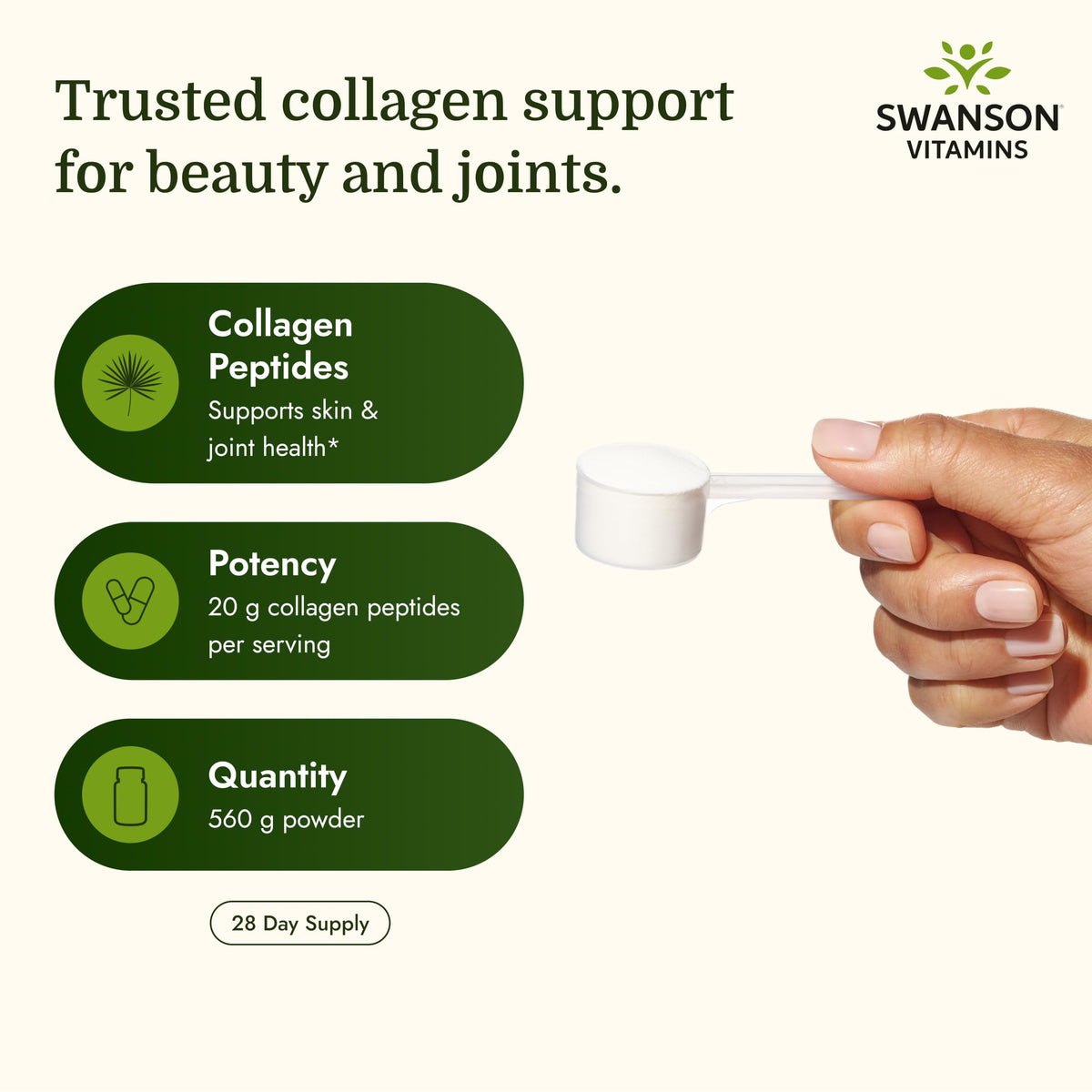 Collagen Peptides Unflavored 19.75 oz Powder G81141