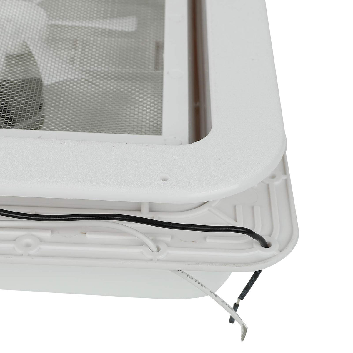 14" RV Roof Vent with 12V Fan White Lid T666222