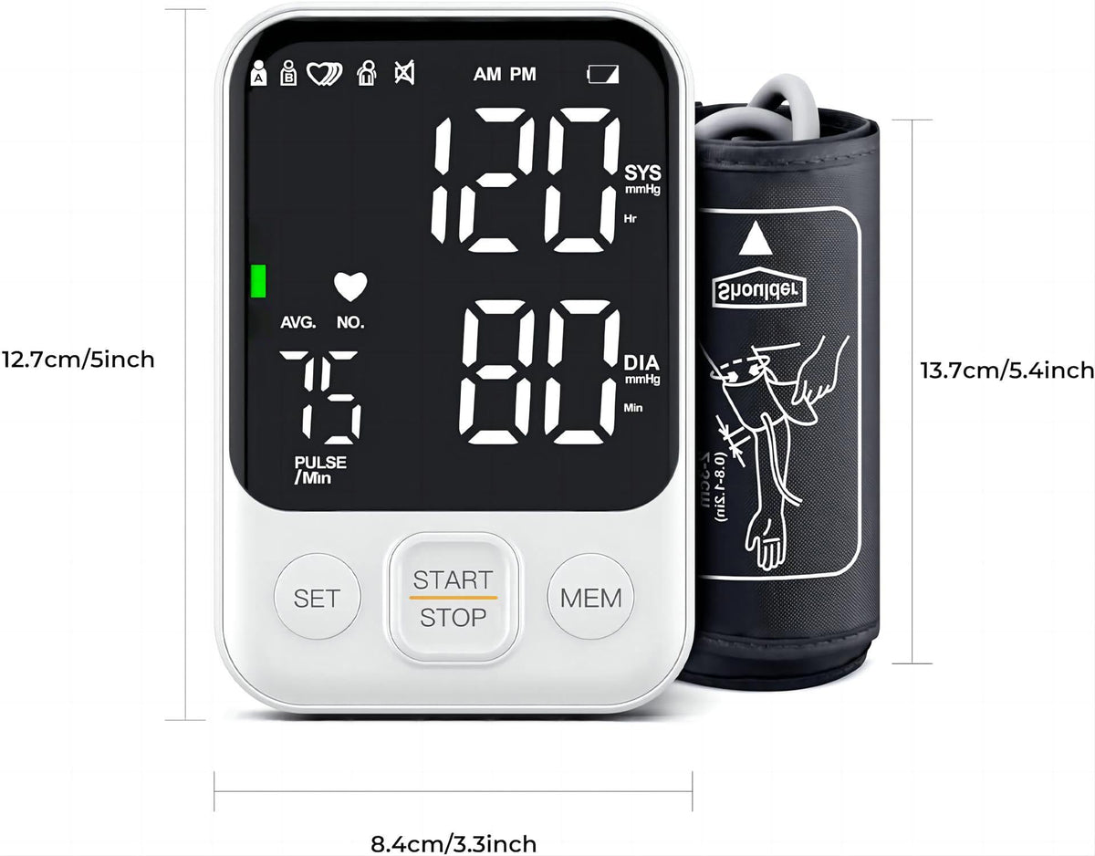 Blood Pressure Monitor Upper Arm 240 Memory White M422543