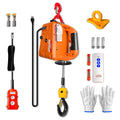 3-in-1 Electric Hoist Winch 1540 lbs 120V with Remote X6619