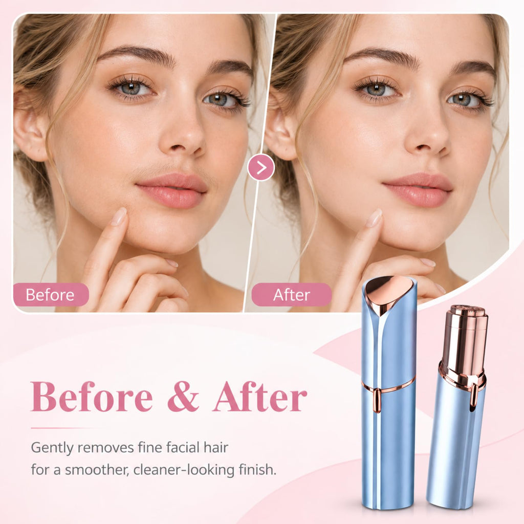 Facial Hair Remover with 2 Replacement Heads K7455