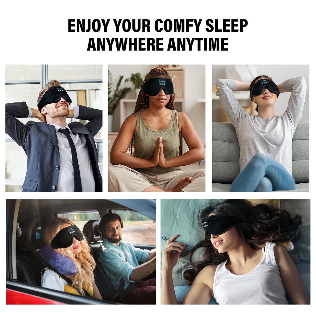 Sleep Mask with Bluetooth Headphones I80483