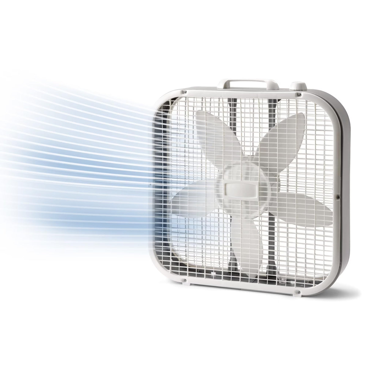 20 Inch 3 Speed Box Fan White S598