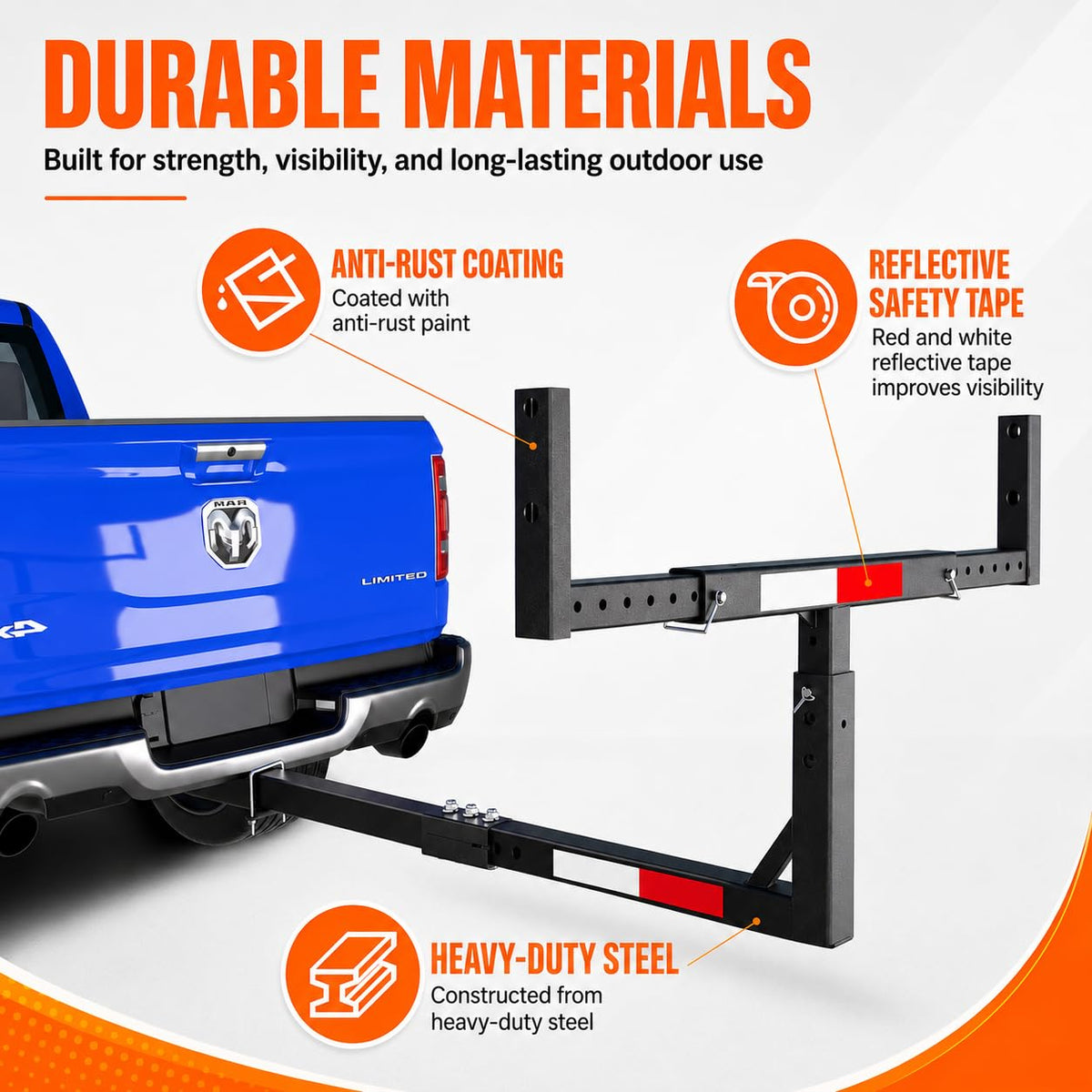 Truck Bed Extender Hitch Mount R64827