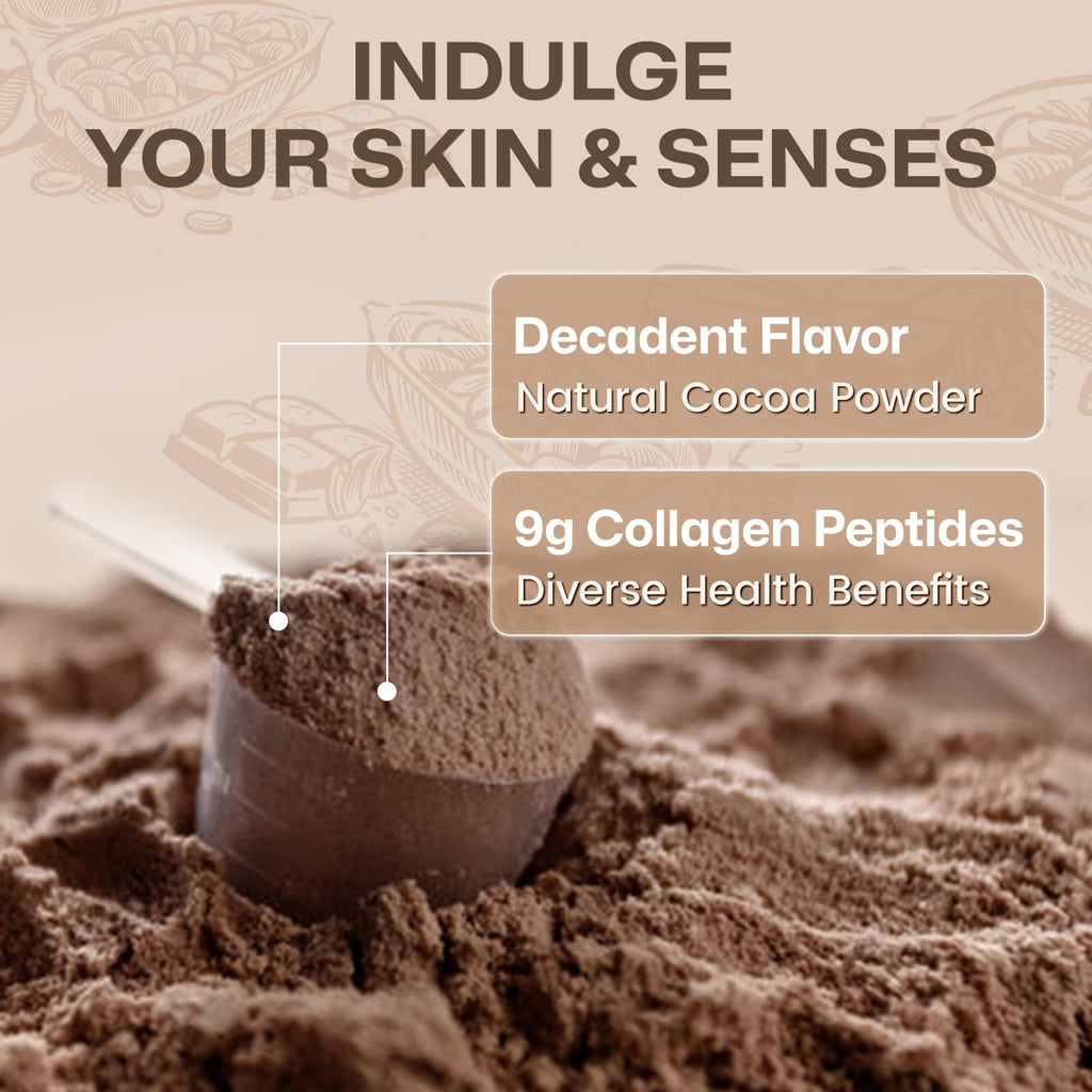 Multi Collagen Peptides Powder Chocolate Flavor 35 Servings O423