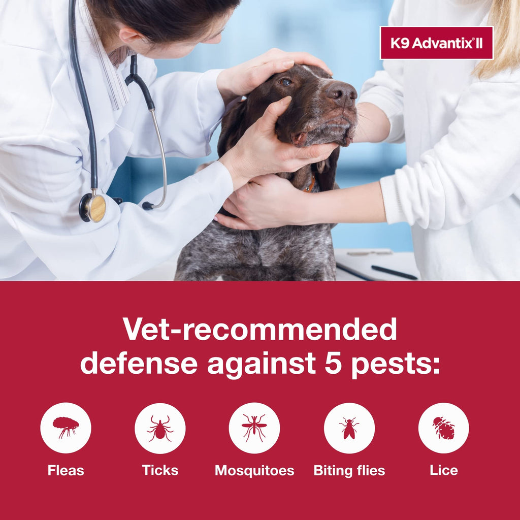 Flea, Tick & Mosquito Treatment & Prevention for Dogs Over 55 lbs G8607