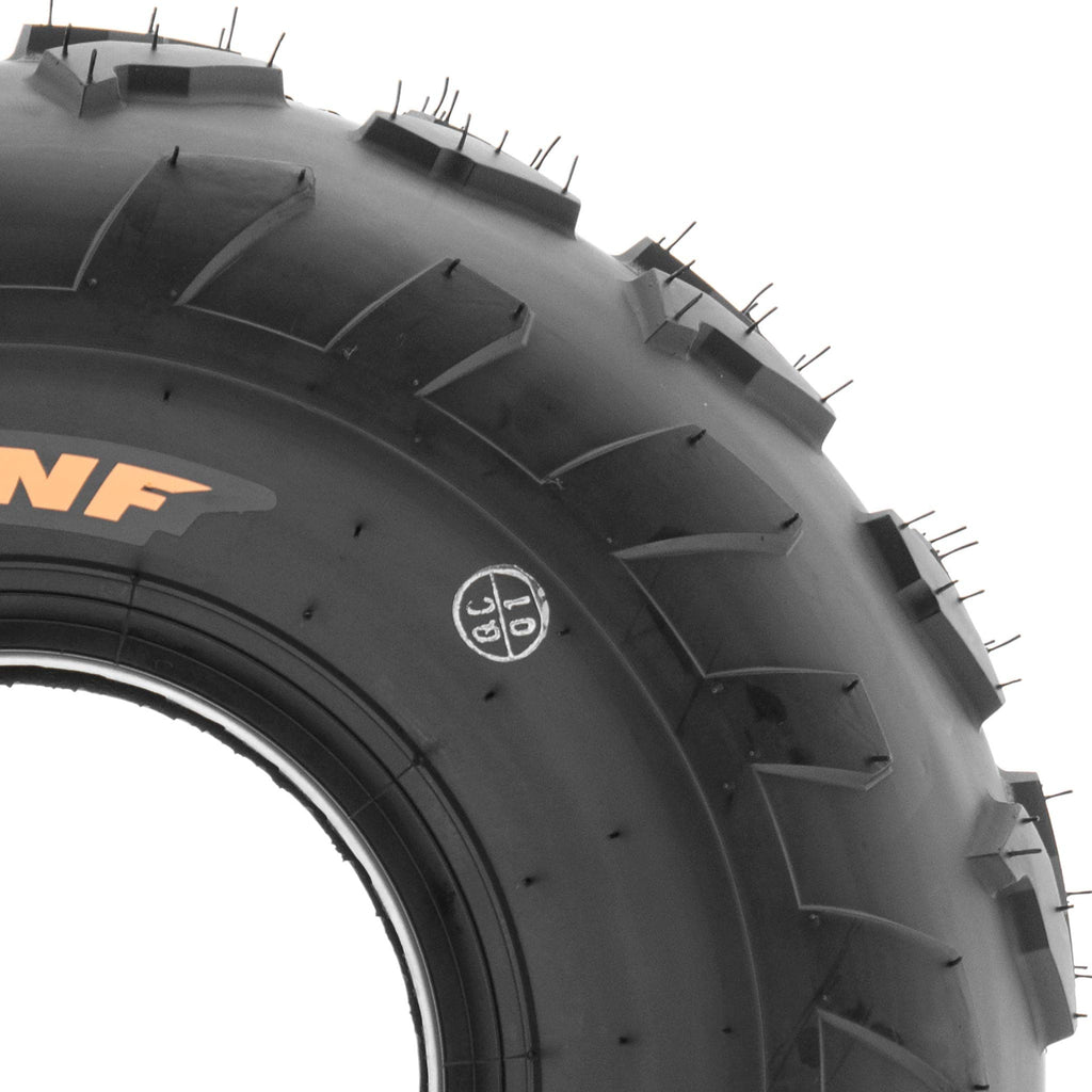 18x7-7 Directional Knobby Tread Tubeless ATV Tires Set of 4 G281026