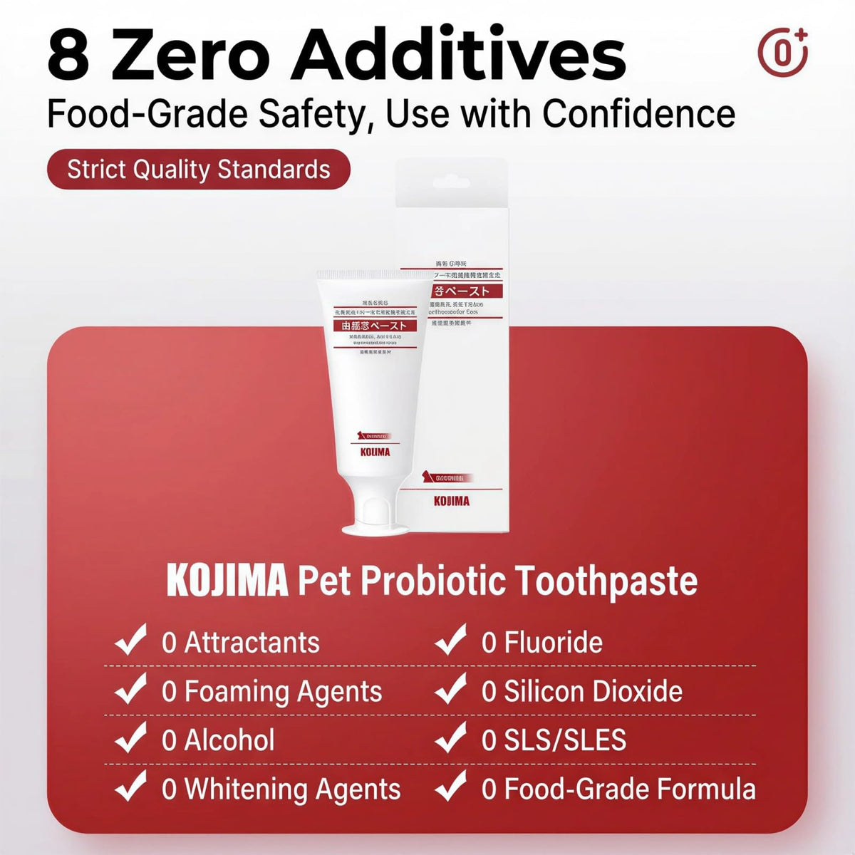 Tuna Flavor Toothpaste 1.35 oz with Toothbrush & Finger Brush T520
