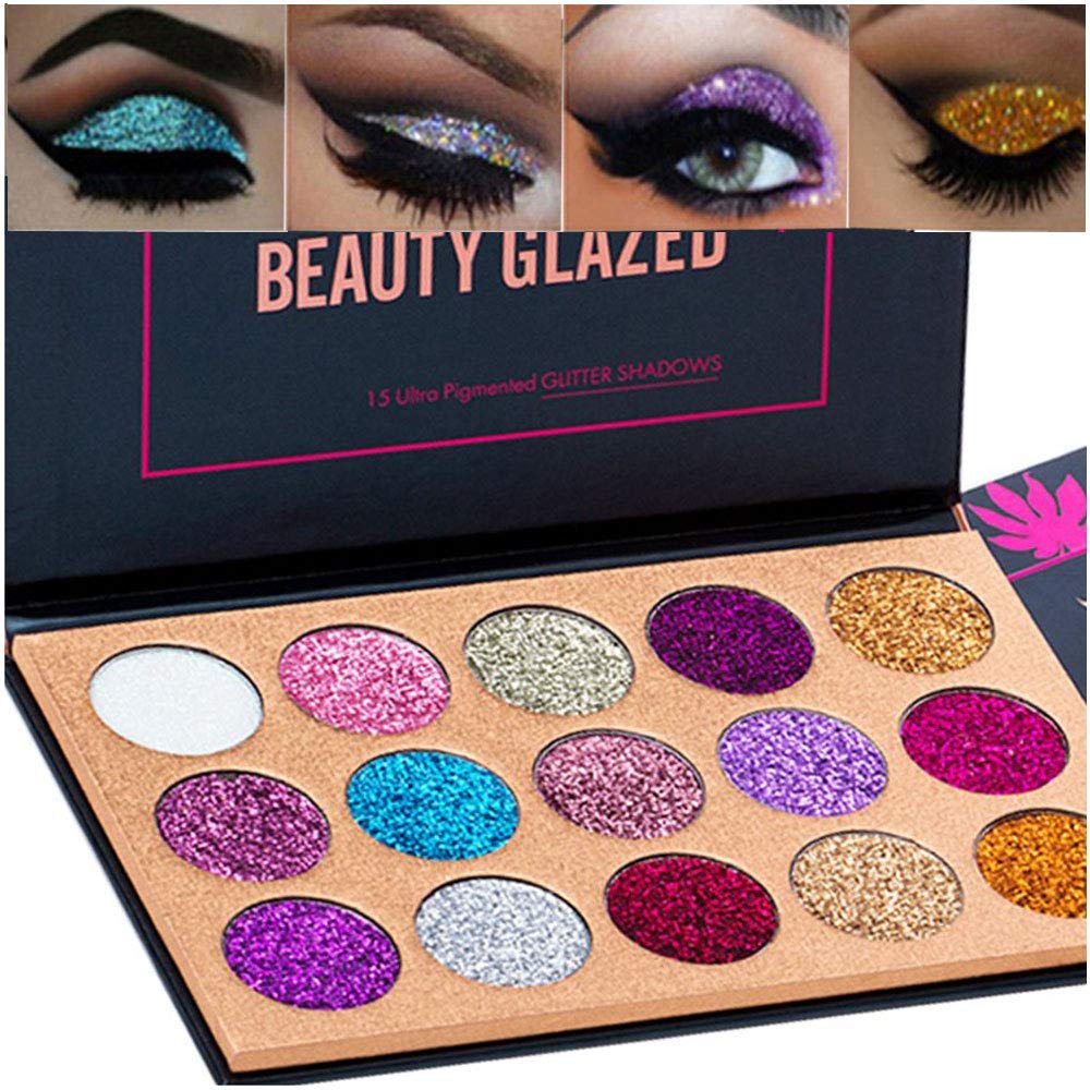15 Colors Glitter Shimmer Eyeshadow Palette Z47252