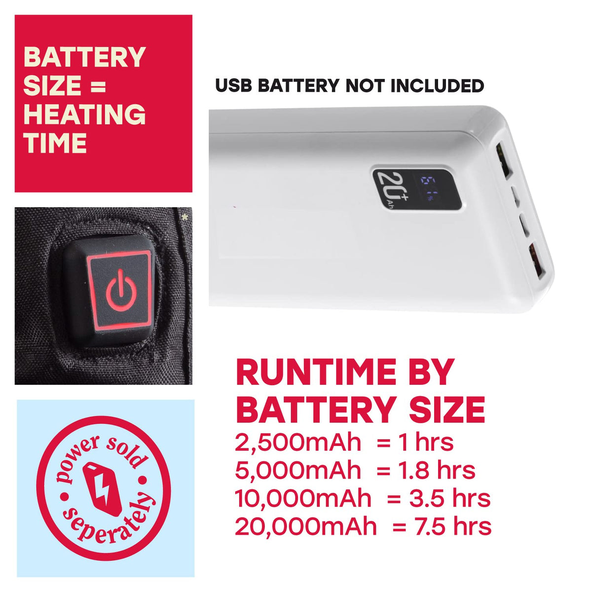 Portable Heated Stadium Seat for Bleachers D9457