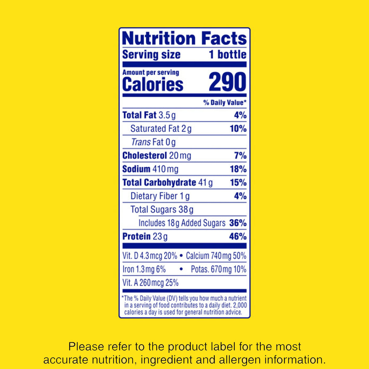Chocolate Milk Drink 14 Fl Oz I425691