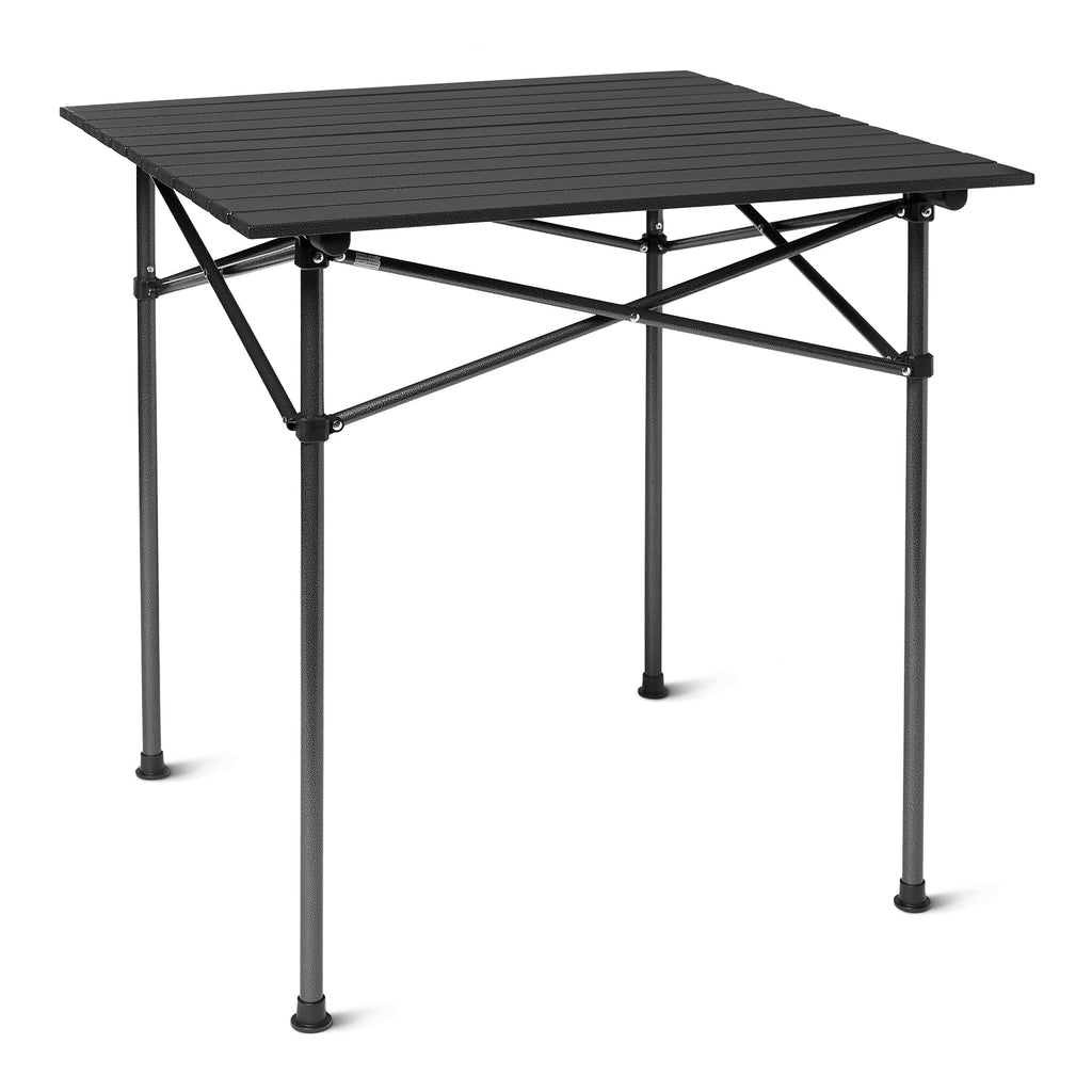 Portable Camping Table with Aluminum Roll-Up Top H77086