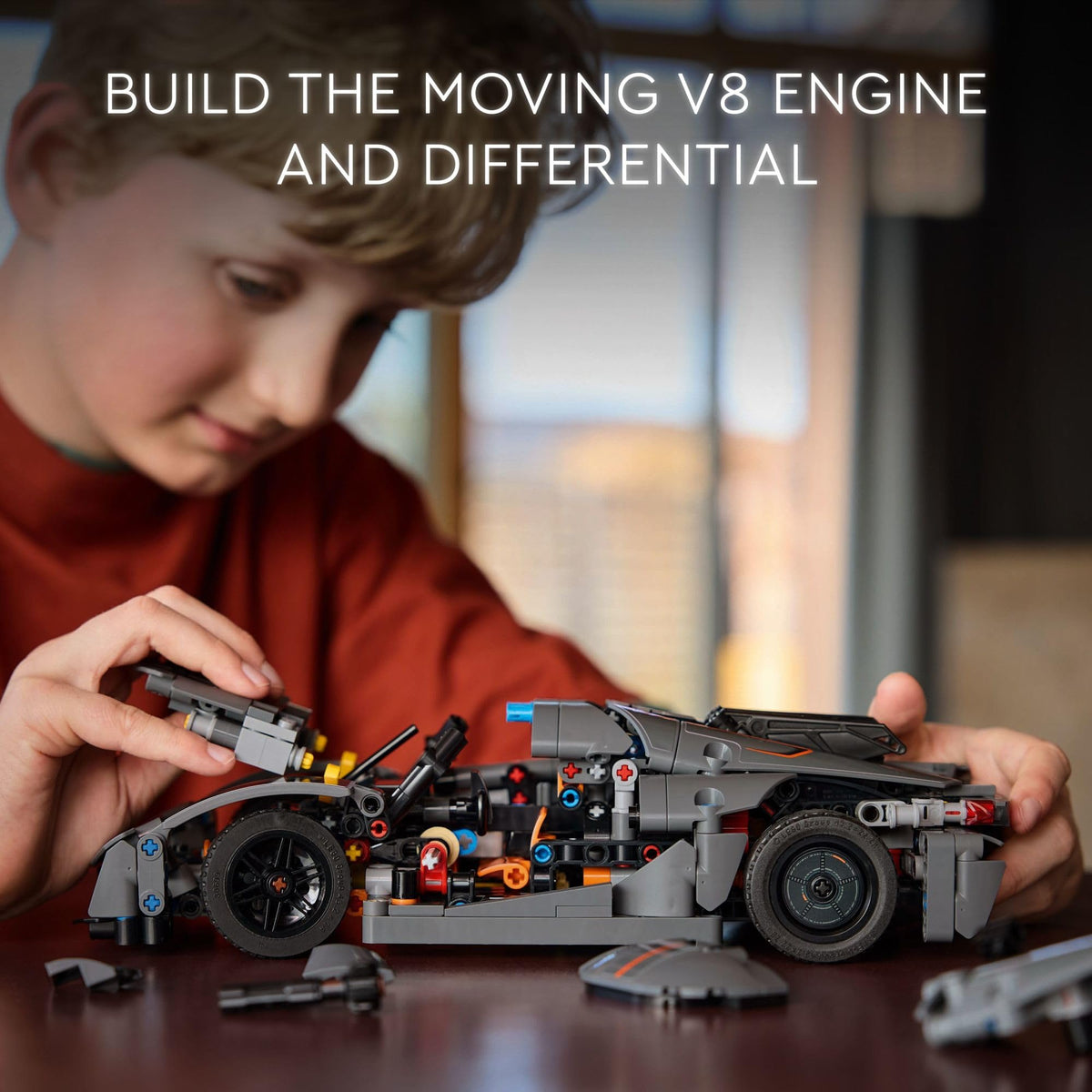 Grey Hypercar Building Set N921