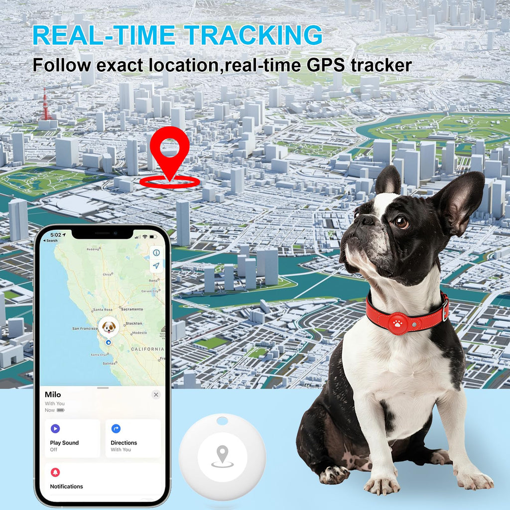GPS Tracker for Dogs, Pet Location Tracker with Collar T269