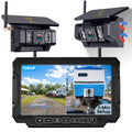 1080P Dual Magnetic Wireless Backup Camera 7" Split-Screen Z817243