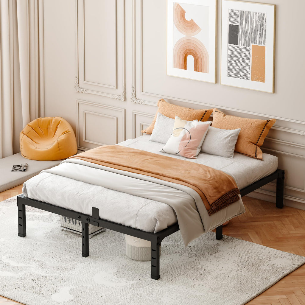 14 Inch Heavy Duty Metal Platform Bed Frame Full A721640